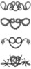 Thumbnail 4 x Tattoo flashes -Rope-Chain-Barbed wire- Armbands Thumbnail 4 x Tattoo flashes -Rope-Chain-Barbed wire- Armbands