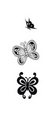 Thumbnail 3 x Tattoo flashes - Butterflies Thumbnail 3 x Tattoo flashes - Butterflies