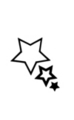 Thumbnail Tattoo flash - Three stars Thumbnail Tattoo flash - Three stars