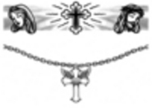 Thumbnail 2 x Tattoo flashes - Jesus and Cross/Winged Cross Armbands
