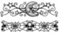 Thumbnail 2 x Tattoo flashes - Skulls/Stars and Moon Armbands Thumbnail 2 x Tattoo flashes - Skulls/Stars and Moon Armbands