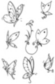 Thumbnail 7 x Tattoo flashes - Little Butterflies Thumbnail 7 x Tattoo flashes - Little Butterflies