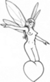Thumbnail Tattoo flash - Fairy with Heart Thumbnail Tattoo flash - Fairy with Heart