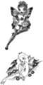 Thumbnail 2 x Tattoo flashes - Pin Up-Fairy Thumbnail 2 x Tattoo flashes - Pin Up-Fairy