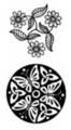 Thumbnail 2 x Tattoo flashes - Triskell with daisies and butterflies Thumbnail 2 x Tattoo flashes - Triskell with daisies and butterflies