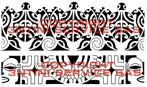 Product picture 2 x Tattoo flashes - Tribal Maori Armbands