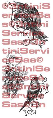Product picture 3 x Tattoo flashes - Birds