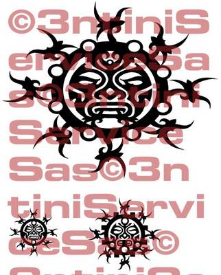 Product picture 3 x Tattoo flashes - Borneo Tribals