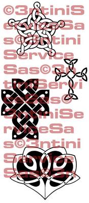 Product picture 4 x Tattoo flashes - Celtic Style