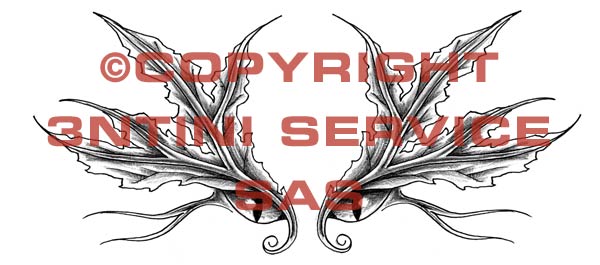 Product picture Tattoo flash - Fairys Eyes