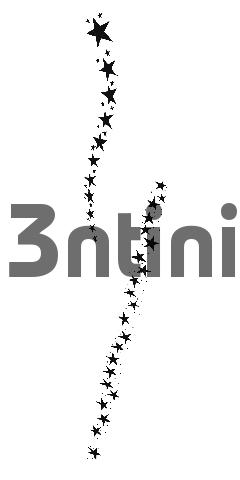 Product picture 2 x Tattoo flashes - Shower of little stars