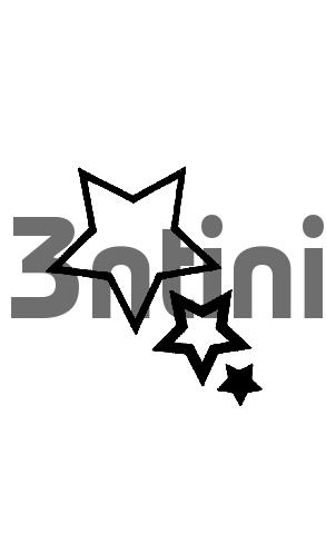 Product picture Tattoo flash - Three stars