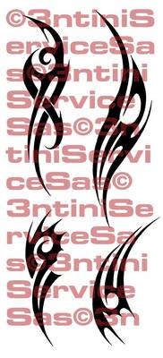 Product picture 4 x Tattoo flashes - Tribals