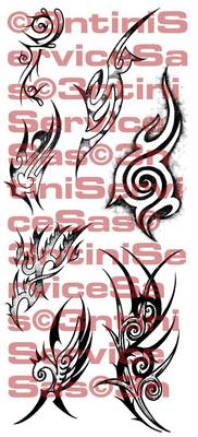 Product picture 7 x Tattoo flashes - Tribals