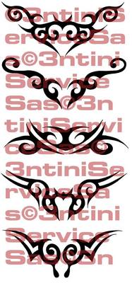 Product picture 5 x Tattoo flashes - Tribals