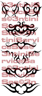 Product picture 7 x Tattoo flashes - Tribals