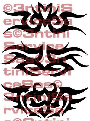 Product picture 3 x Tattoo flashes - Tribals